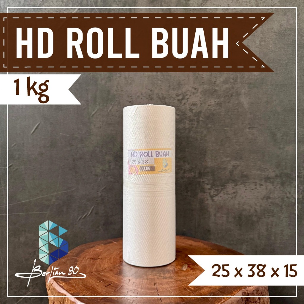 Plastik hd roll buah plastik buah  sayuran hd roll fotocopy 1 kg