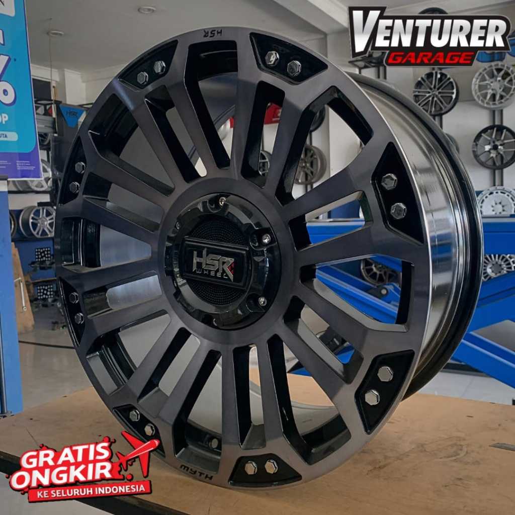 Velg mobil ring 20 hsr myth05 r20 untuk pajero fortuner hilux prado