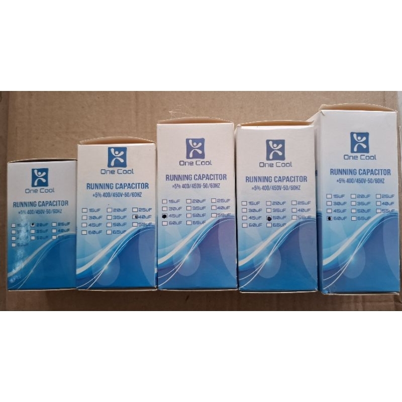 Kapasitor One Cool Bulat Kabel 450v Running pompa submersibel/pompa air 8ufKapasitor Isco Bulat Kabe