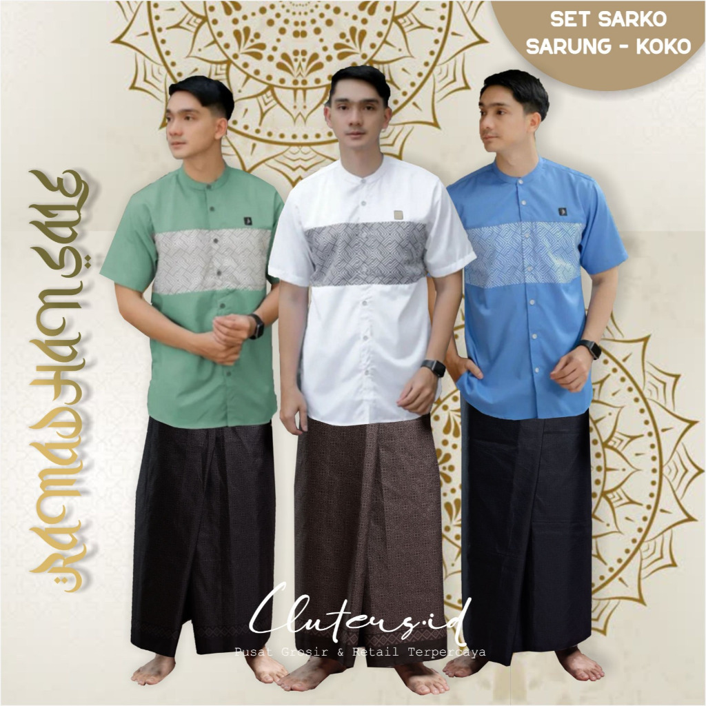 SET KOKO BENJI & SARUNG DEWASA TERBARU KEKINIAN