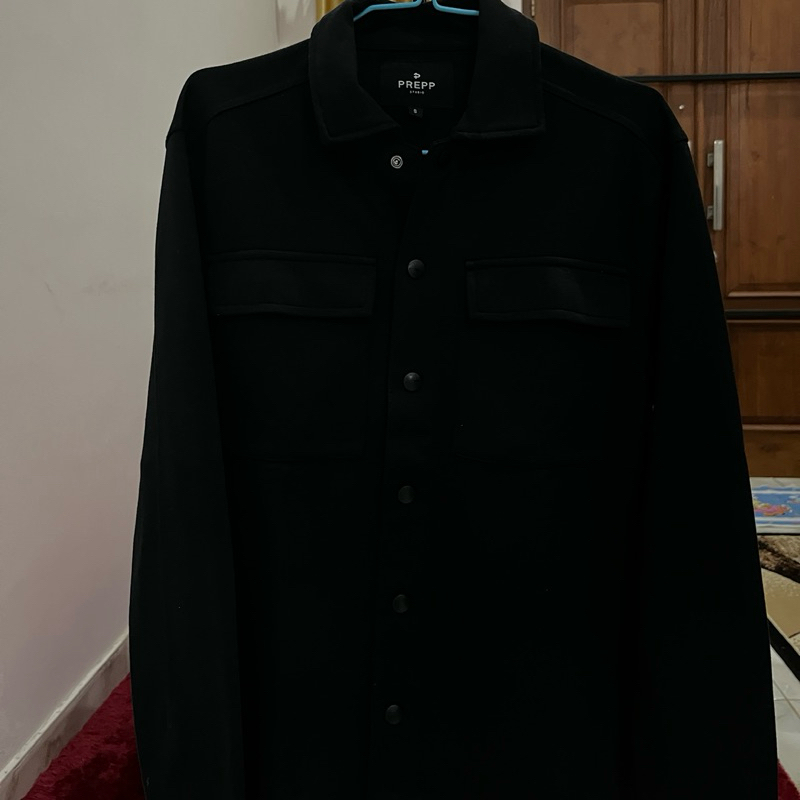 JAKET HITAM OUTER ULTIMATE PREPP STUDIO