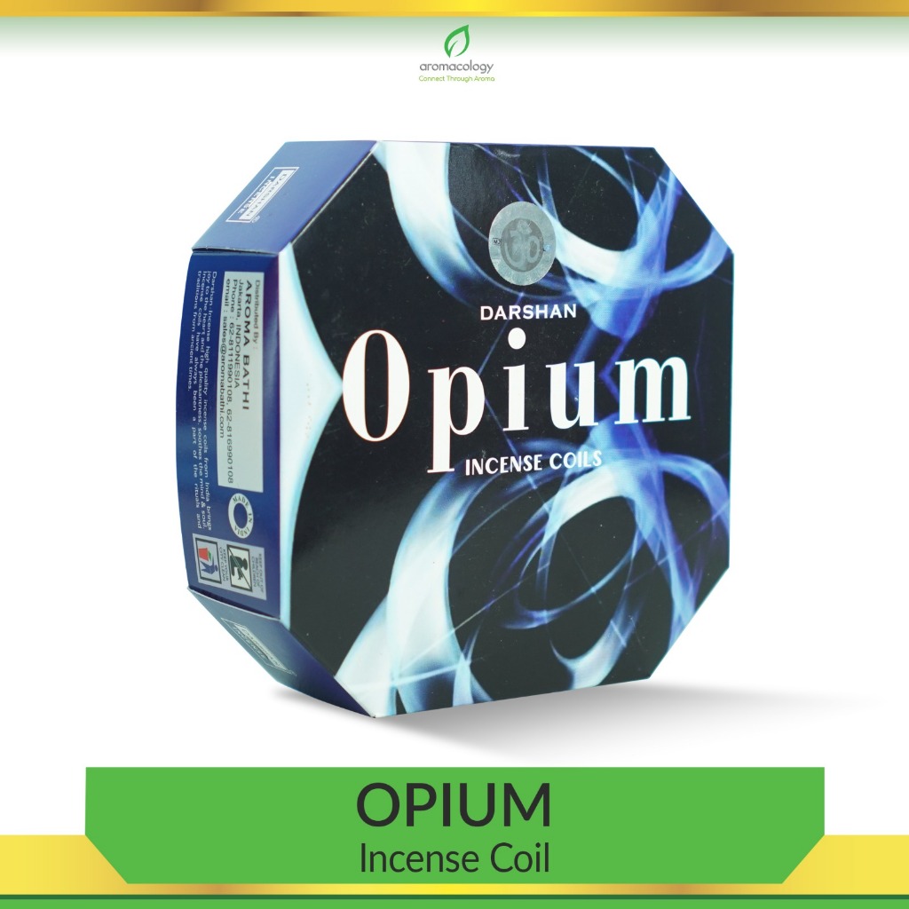 Aromateraphy Pengharum Ruangan Incense Coil - Darshan Opium