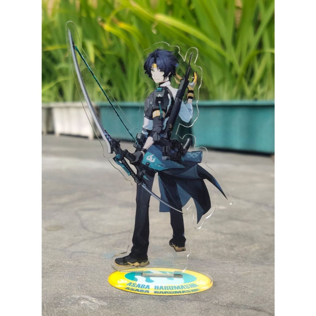 Standing Akrilik Asaba Harumasa Zenless Zone Zero ZZZ High Quality Akrilik Standing Figure Asaba Har