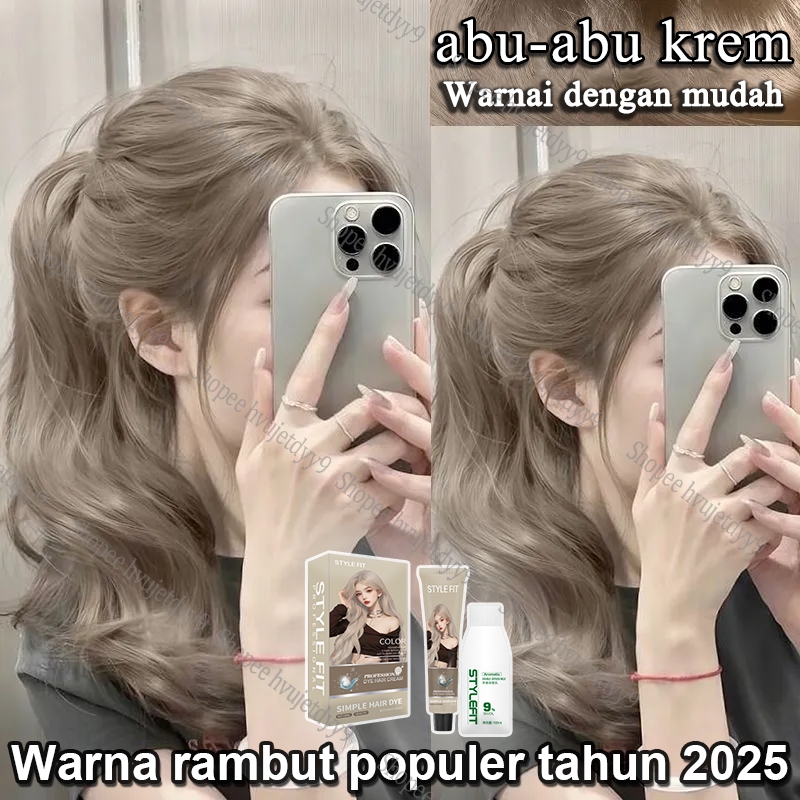 【hit baru 2025】 STYLE FIT cat rambut*200ml pewarna rambut pria dan wanita ，semir original hair colou