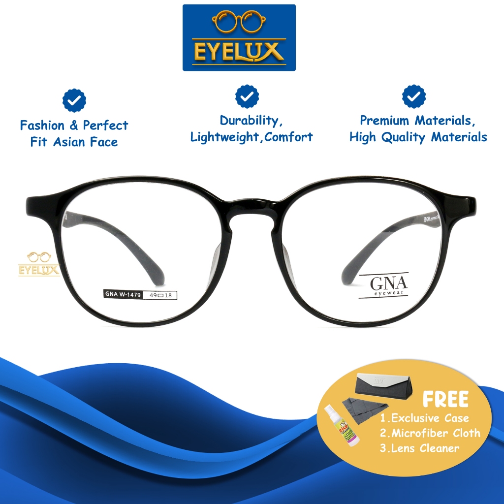 GNA Eyewear / GNA W-1479 / 49-18 / Frame Kacamata GNA Eyewear ORIGINAL
