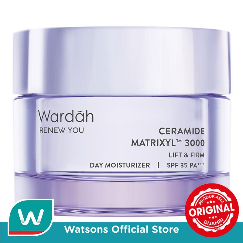 Wardah Renew You Ceramide Martrixyl? 3000 Lift & Firm SPF35 PA+++ Day Moisturizer 30g