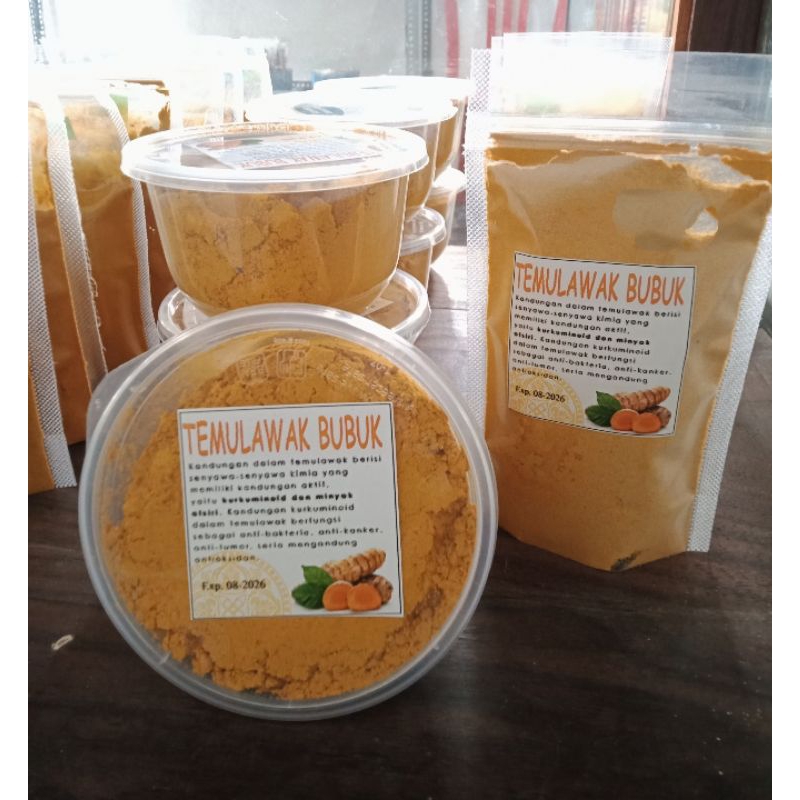 

TEMULAWAK BUBUK MURNI ORGANIK untuk wasir, hepatitis dan radang sendi