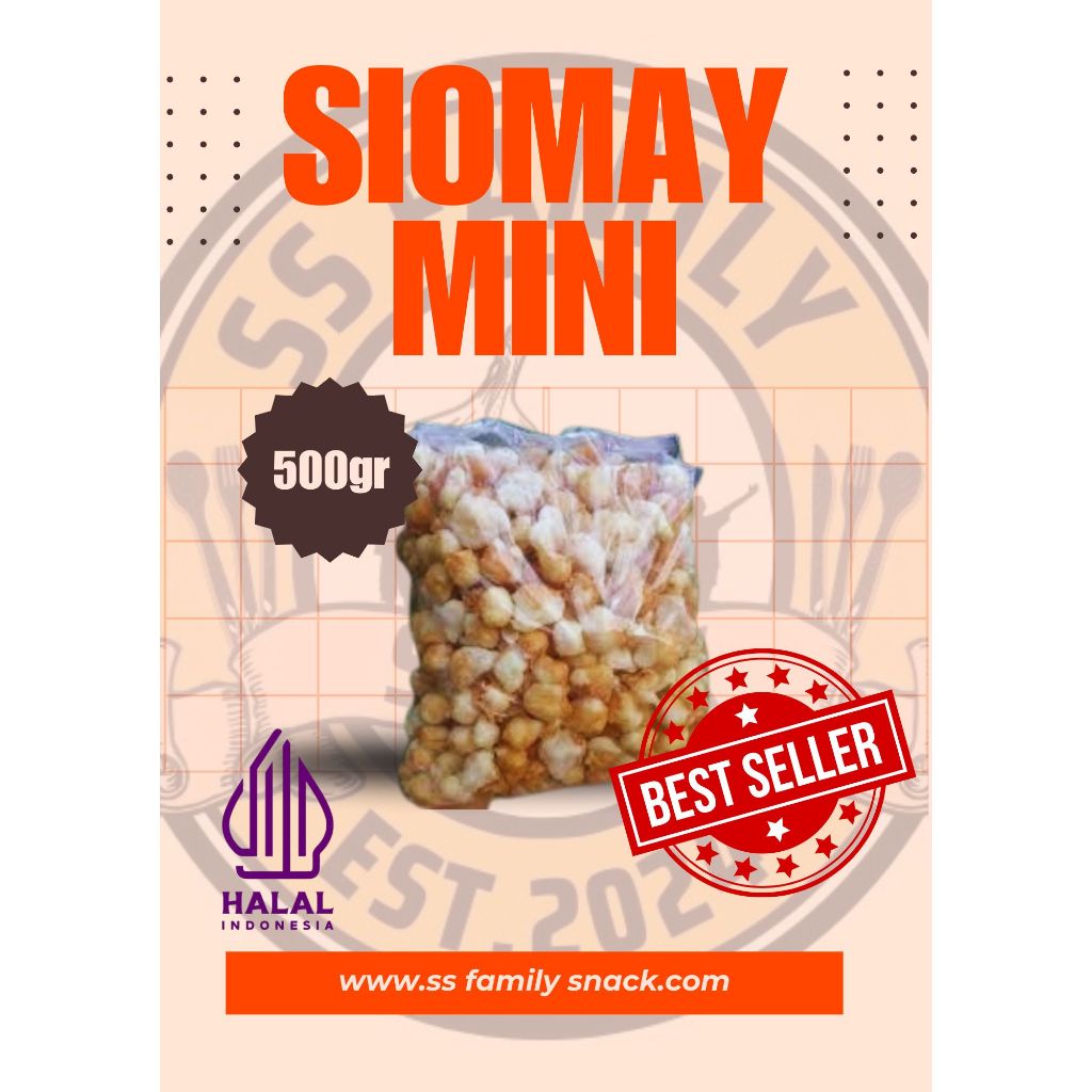 

siomay mini kering enak dan renyah 500gr