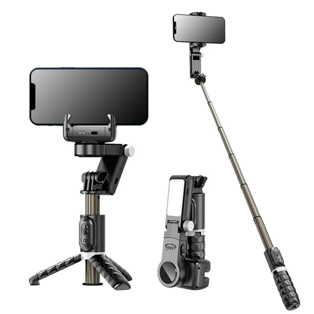 Q18 Gimbal Stabilizer Handphone Gimbal Stabilizer Tongsis Bluetooth Tripod/Stabilizer Smartphone Gim