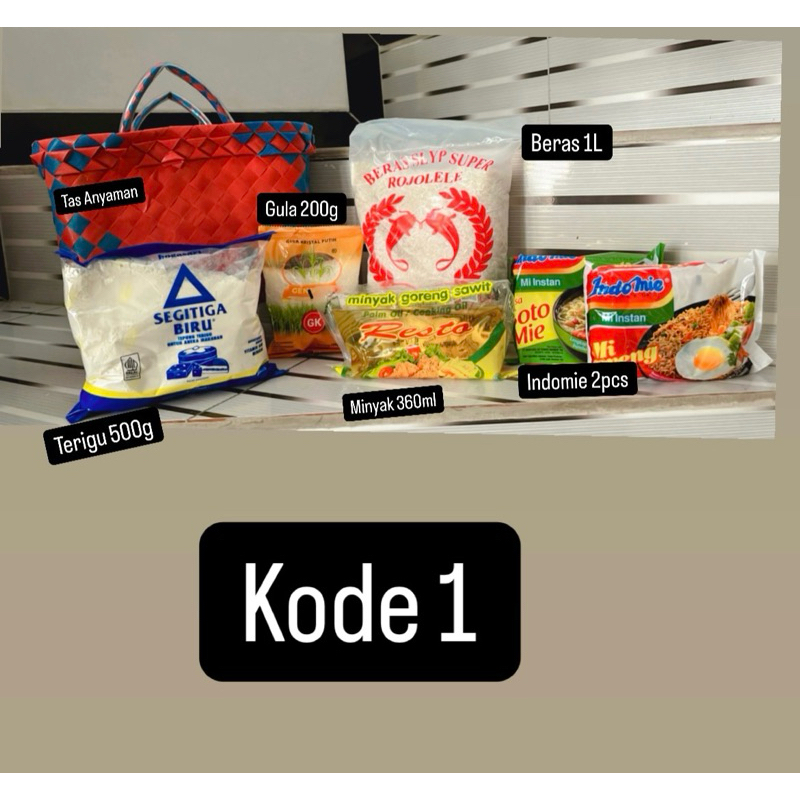 

Paket sembako hemat