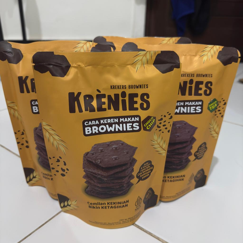 

Krenies Kripik Brownies Renyah | Brownies Coklat | Brownies Green Tea | Brownies Red Velvet