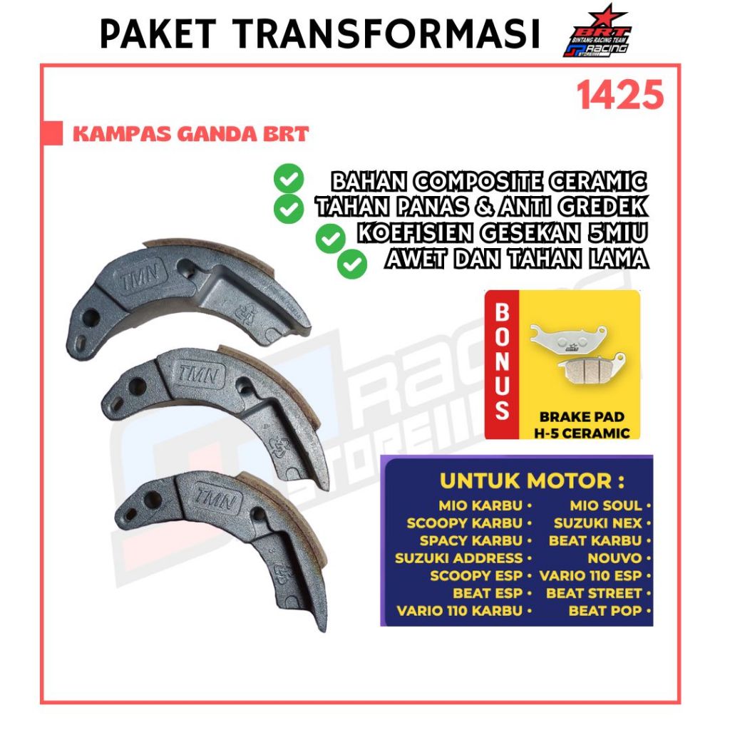 Kampas Ganda/Super Clutch BRT Suzuki Nex/Suzuki Address