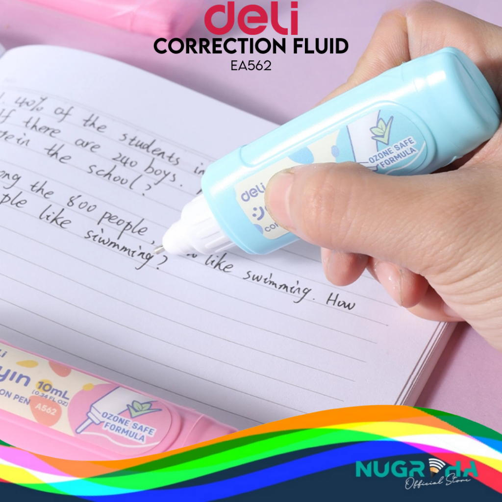 

Deli Tip Ex Tinta Cair Koreksi Pen Peralatan Sekolah EA562