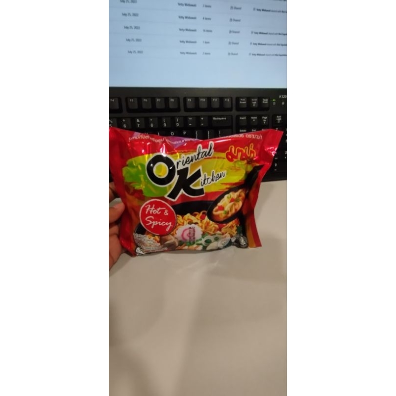 

Mie instant Mama Oriental Kitchen Thailand (Ready)