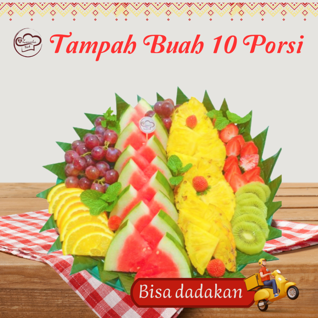

Tampah Buah 10 Porsi/Aneka Buah Tampah Murah/Paket Tampah Buah Enak