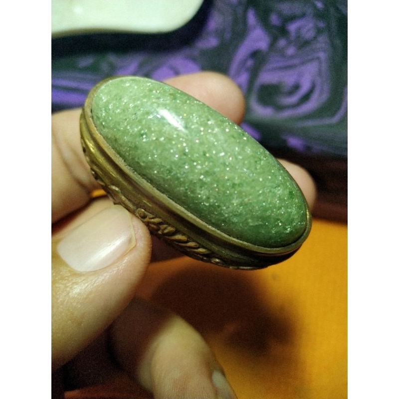 Batu Akik Pandan Suji Natural Unik kode T1/46