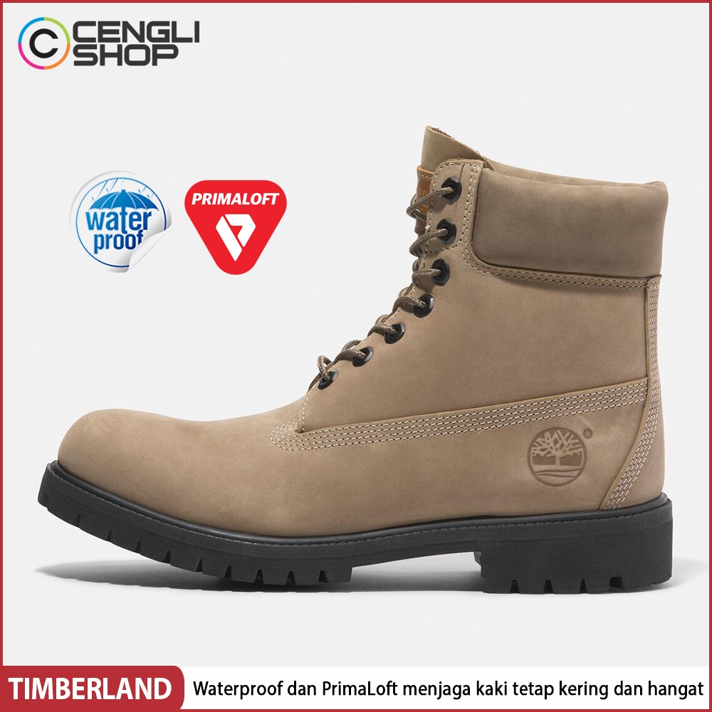 SEPATU TIMBERLAND BOOT PRIA ORIGINAL BOOTS KULIT ASLI ORI WATERPROOF PRIMALOFT HIKING WINTER TM10