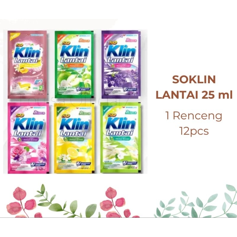 Soklin Lantai Pembersih Lantai 1 renceng