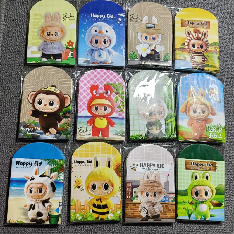 

Amplop Lebaran LABUBU (7x11) sekali lipat isi 10