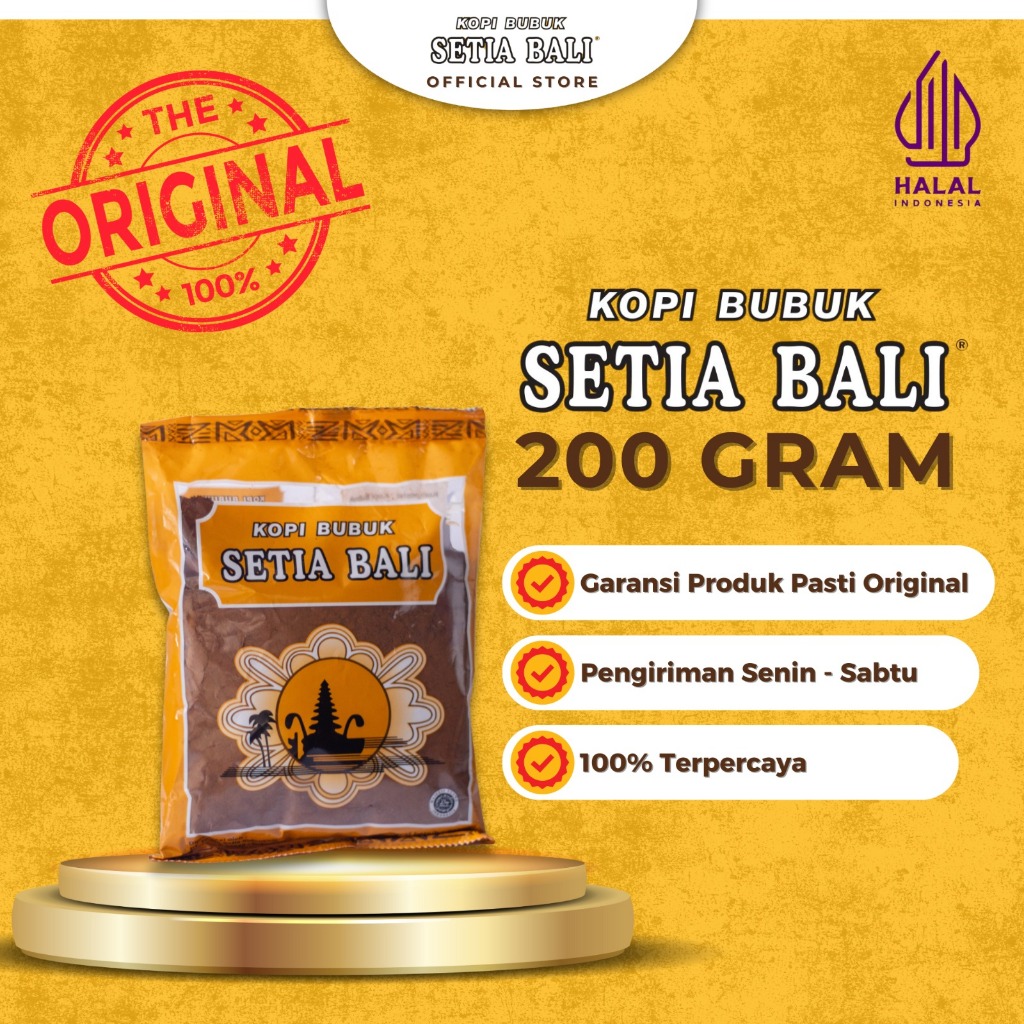 

Kopi Bubuk Setia Bali 200 gram