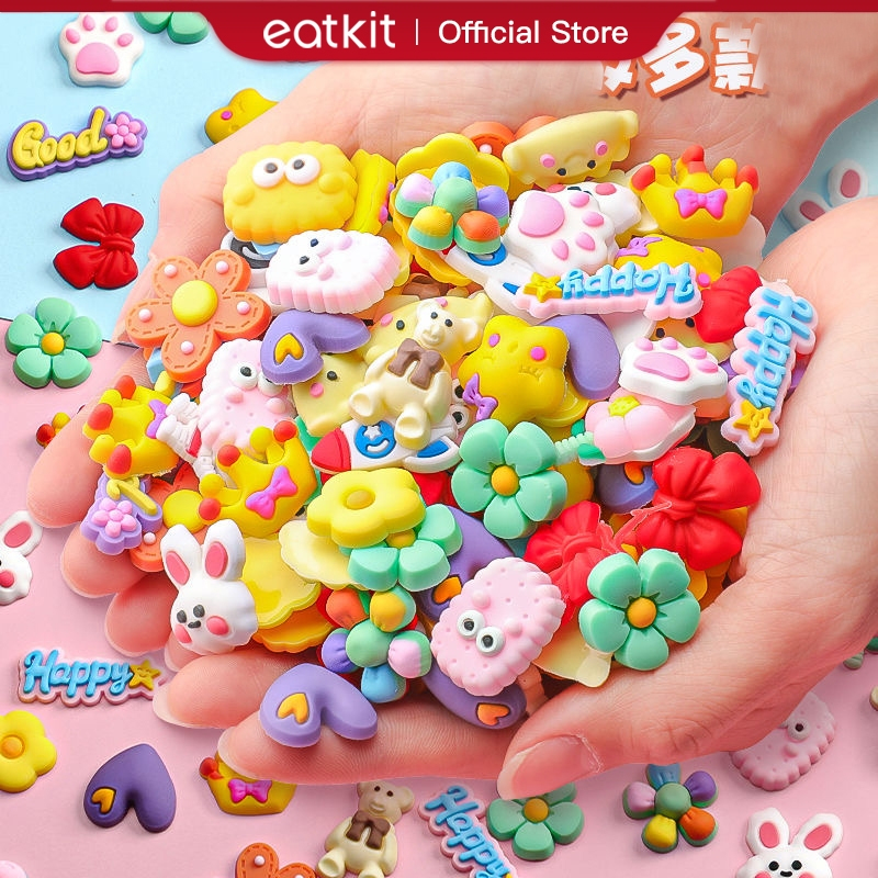 

Eatkit 3D Sticker Kartun Lucu Manik Tempel Botol Minum Karakter Esthetic Stiker Timbul Aksesoris