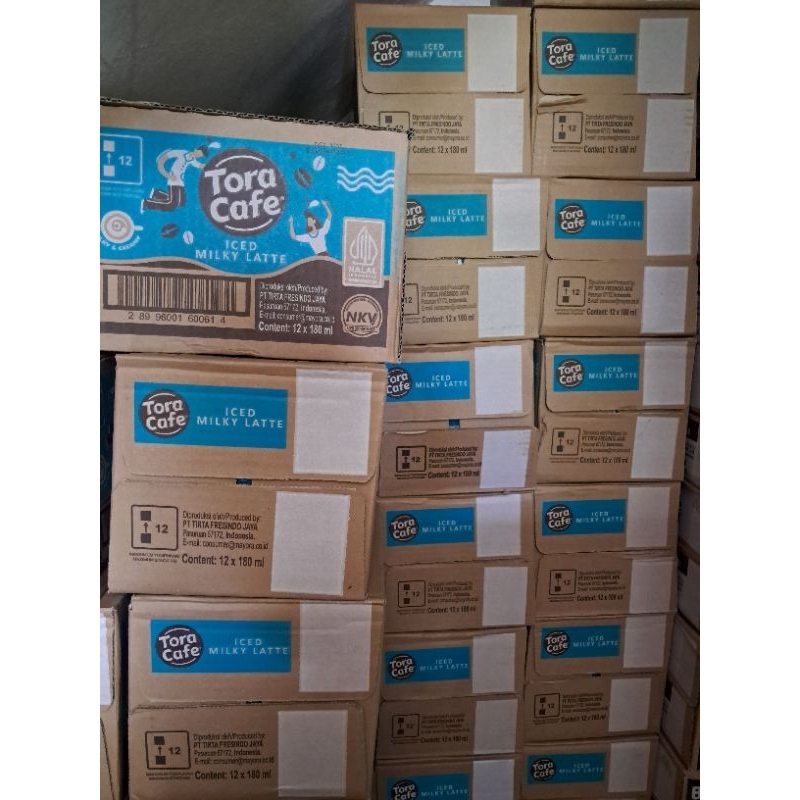 

Toracafe iced milky late 180 ml isi 12 botol