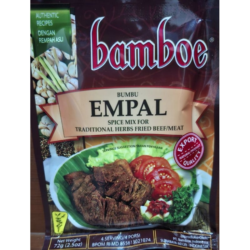 

Bamboe Bumbu Baru Empal 72gr