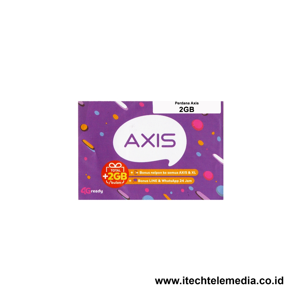Kartu Perdana Axis Kuota 2 GB
