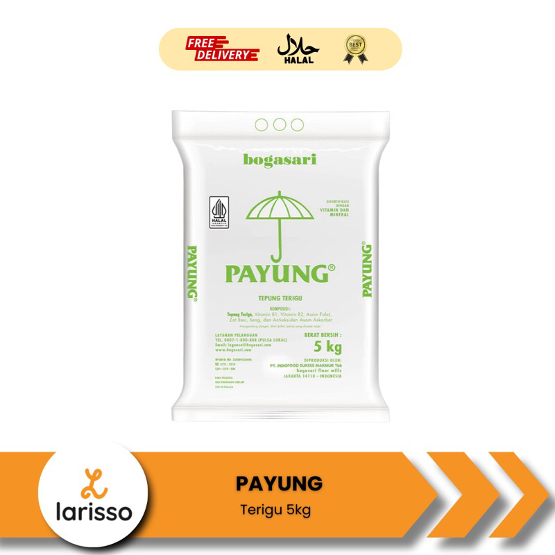 

Tepung Terigu Payung 5 Kg