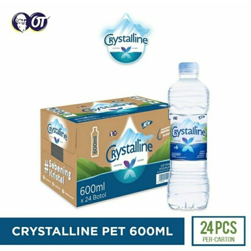 

CRYSTALIN 600 ML 1 DUS 24 BOTOL