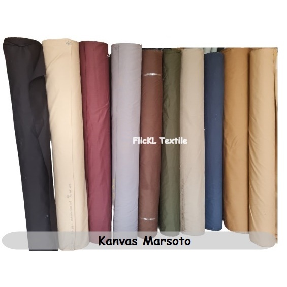 Kain Kanvas Marsoto Katun Bahan Marsoto Kanvas Katun Marsoto Serat Bintik