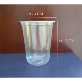 Plastik Cup Oval 16 Oz 7gr (50 Pcs) - Polycup - Cup tebal - Cup Minuman