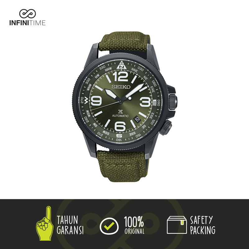 Jam Tangan Seiko Prospex Land SRPC33K1 Men Green Pria