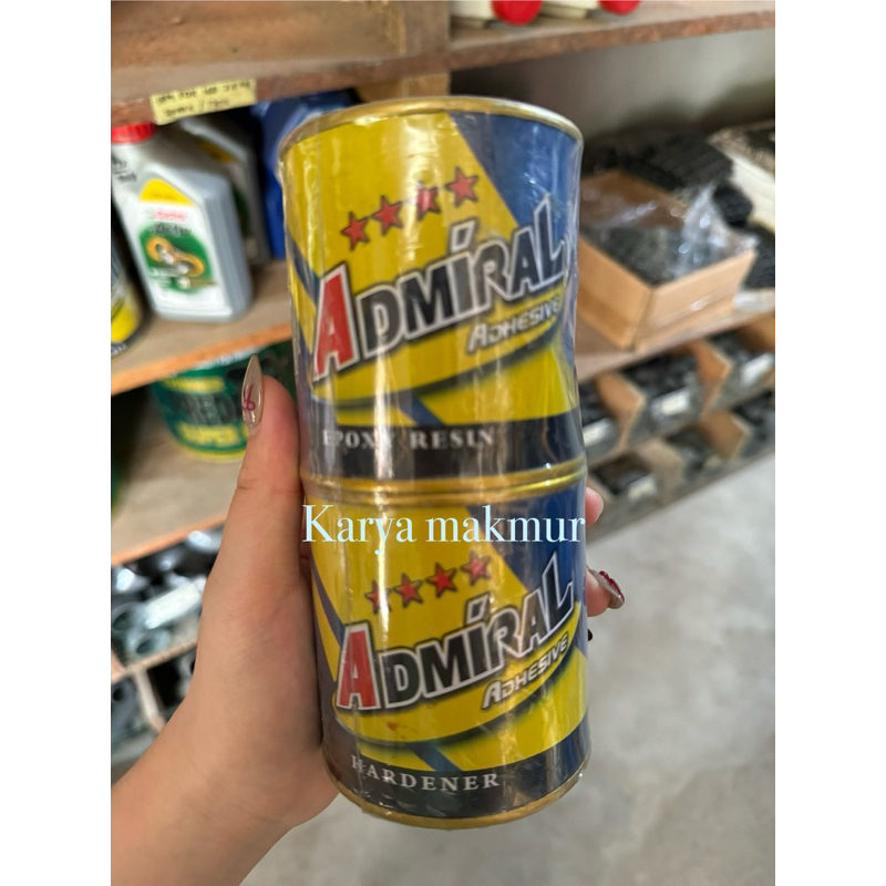 lem epoxy ADMIRAL ADHESIVE lem epoxy resin super kuat, serba guna 170gram