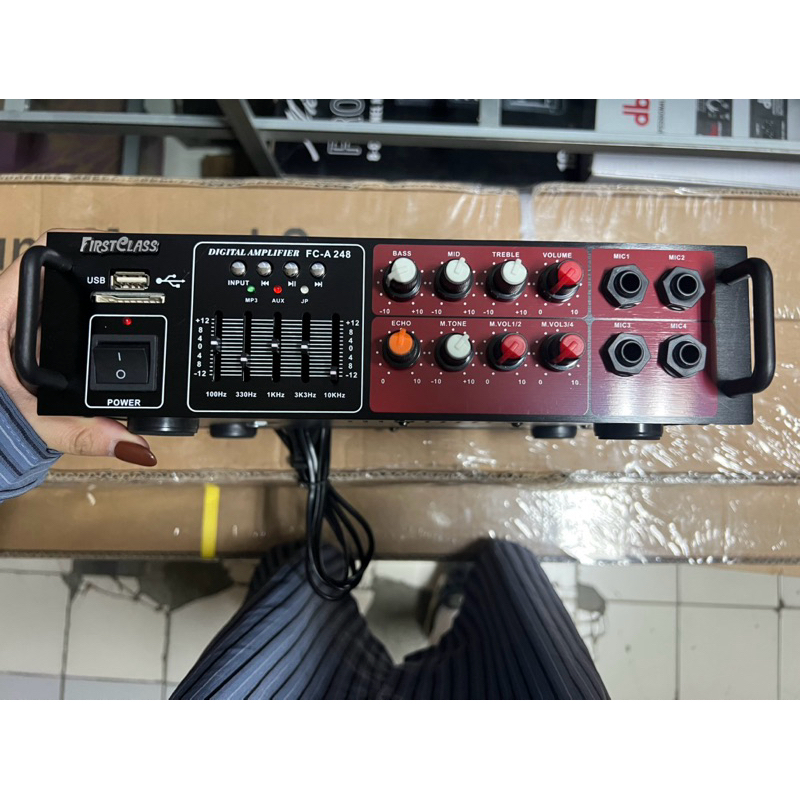 Amplifier First Class FC-A248 / FC A 248 | Original, Garansi Resmi 1 Tahun