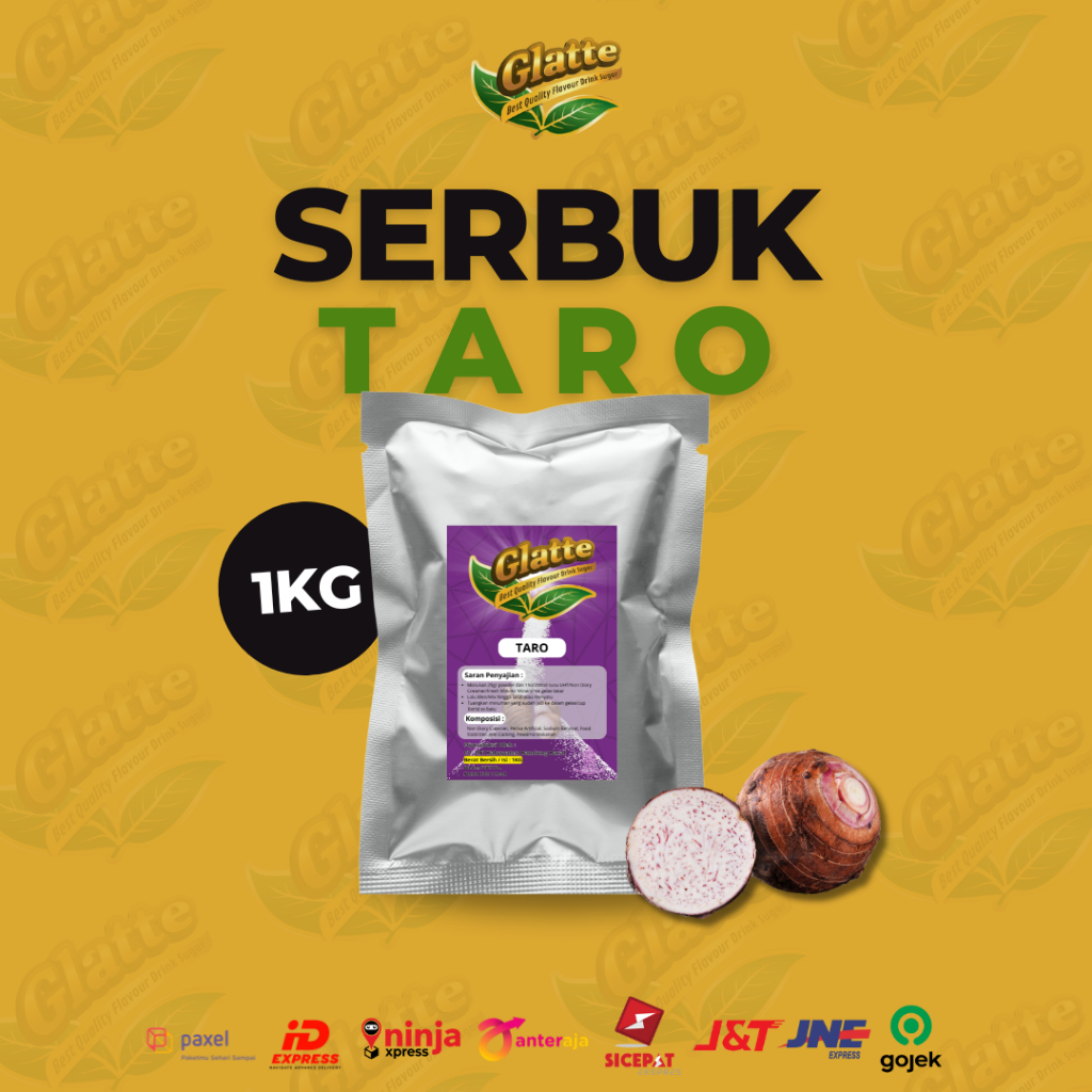 

Serbuk Minuman Taro Glatte / Powder Plain Glatte Talas