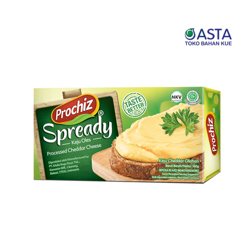 

Prochiz Spready Keju Oles 160 Gr - Keju Oles / isian / selai / cream