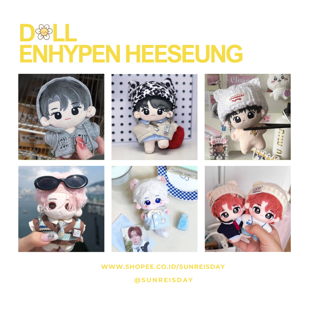 ENHYPEN Doll HEESEUNG Boneka Human Animal [ 10cm / 20cm / 40cm ]
