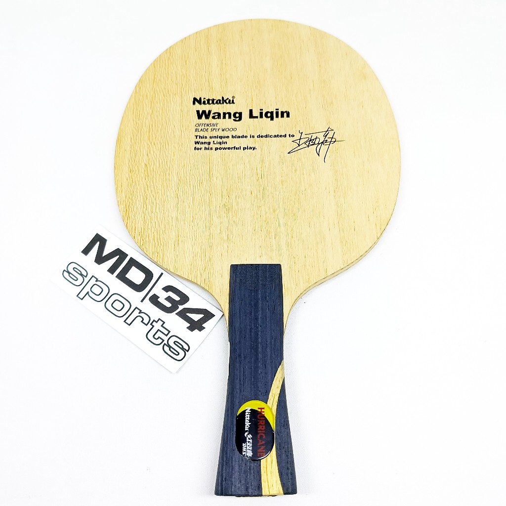 Kayu Nittaku Wang Liqin - blade / kayu / bet pingpong murah