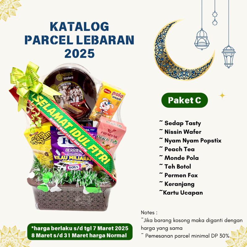 

Parcel Lebaran Idul Fitri 2025 Paket C