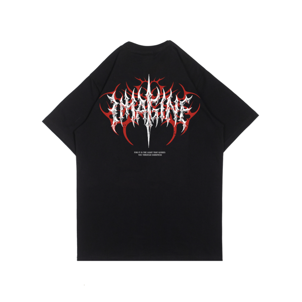 Imagineco Kaos Lengan Pendek Hitam "Thorns"
