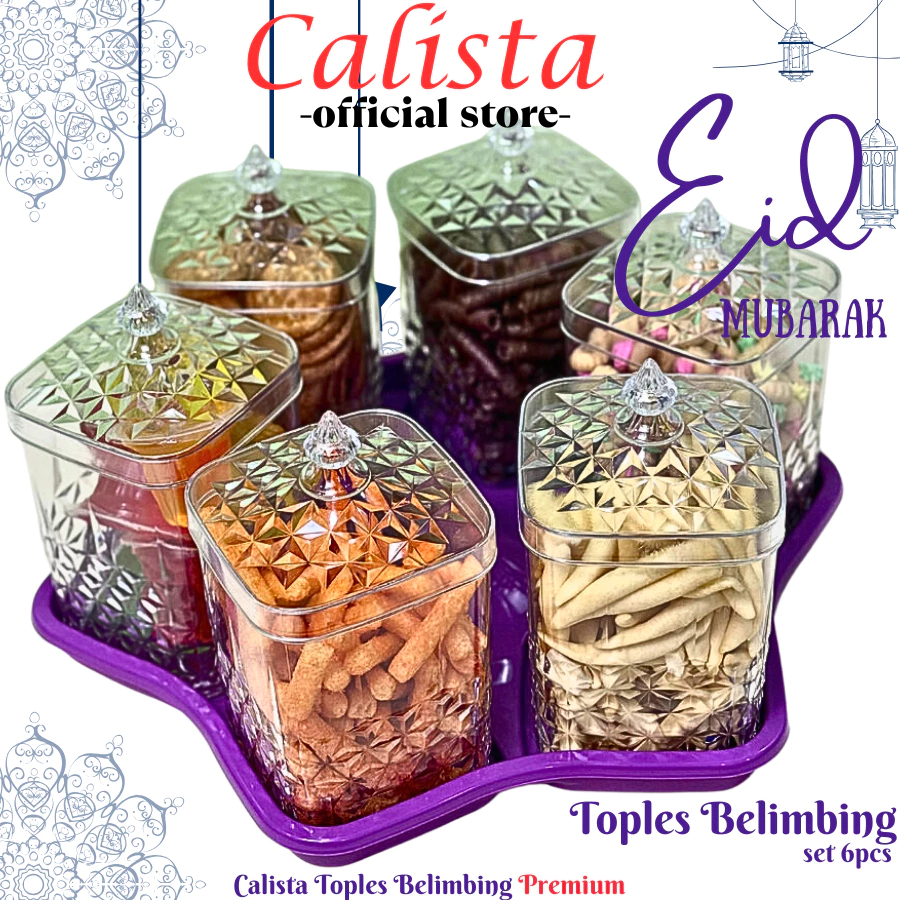 [GG] TOPLES AESTHETIC CALISTA BELIMBING TOPLES KUE KERING LEBARAN ESTETIK 1 SET ISI 6PCS dan 5PCS