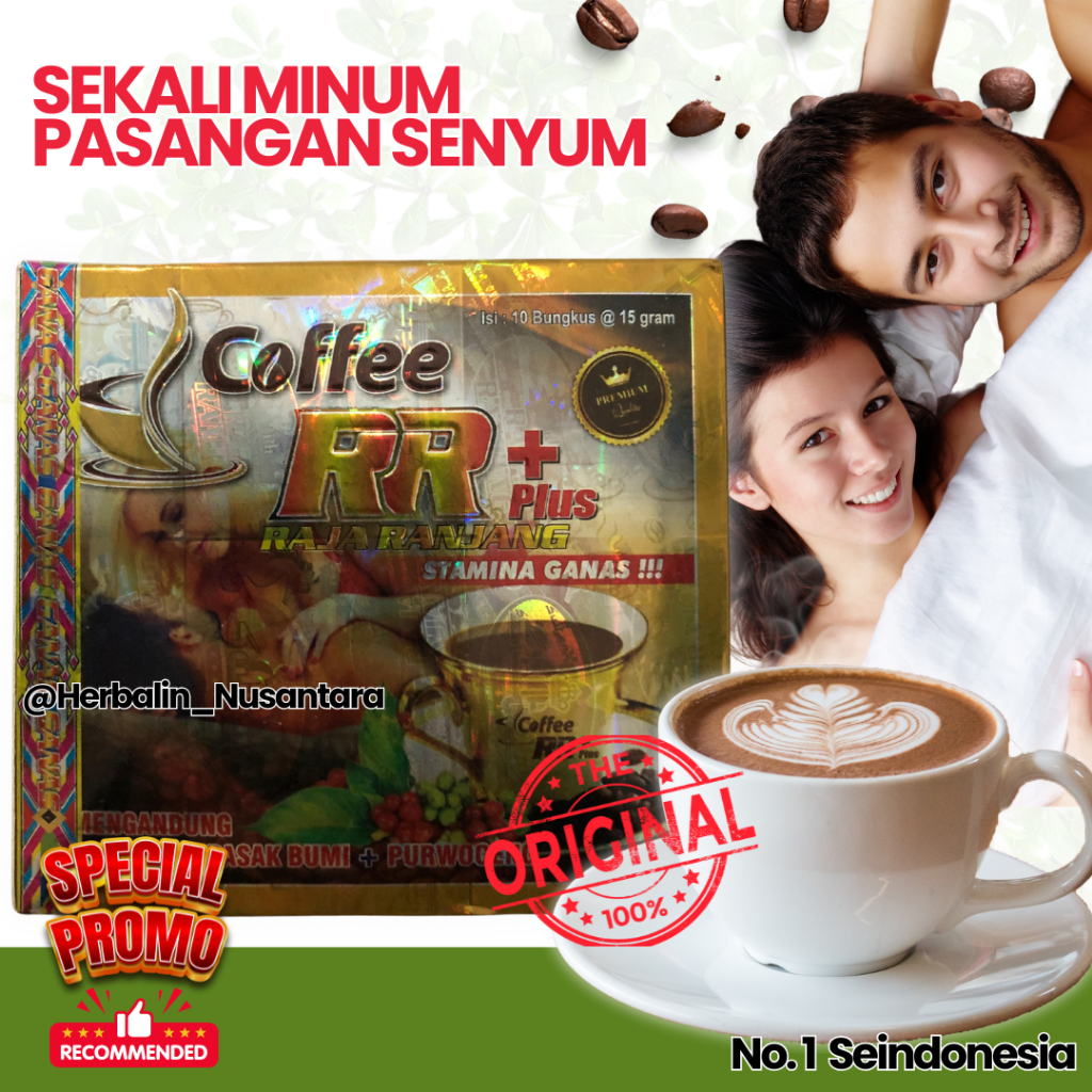 

Raja Ranjang Kopi RR Original 10 Sachet Coffee Instan Serbuk Giling