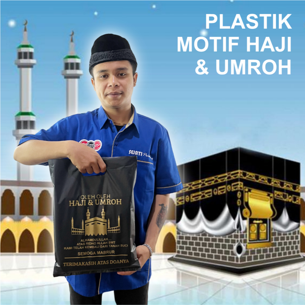 

(Isi 50pcs) Plastik HD Plong uk 30cm x 40cm Souvernir Oleh Oleh Haji dan Umroh