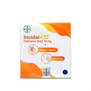 INCIDAL STRIP isi 4mg / Obat Alergi Gatal Gatal