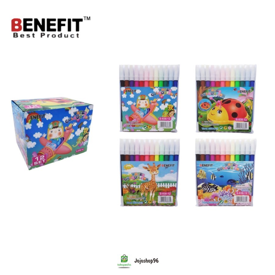 

TBMO SPIDOL 12 WARNA BENEFIT S-838-12