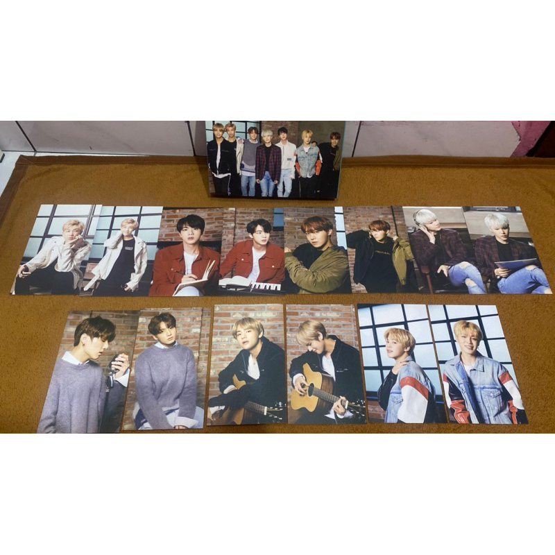 

Postcard foto BTS x Mediheal (lengkap box + amplop + masker)