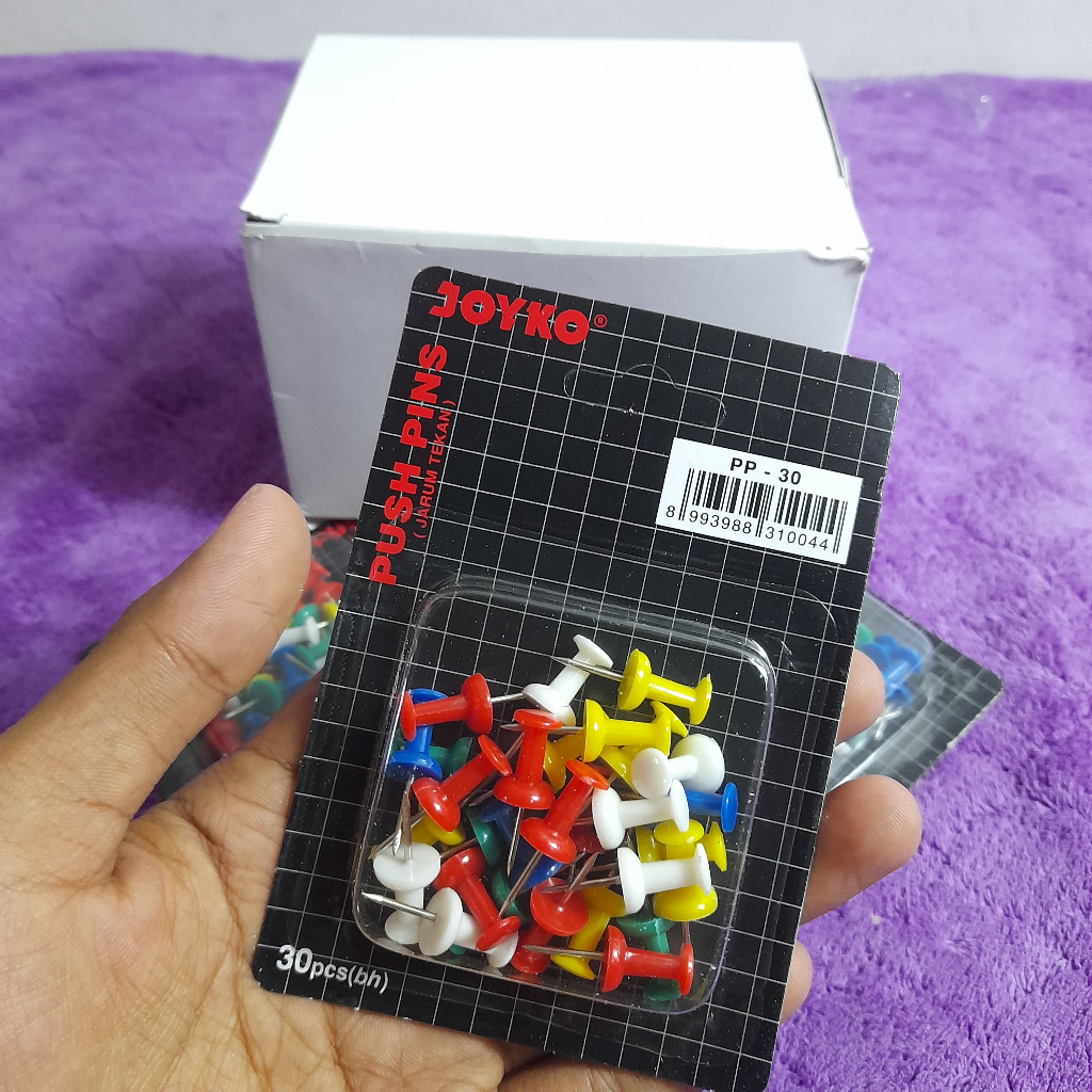 

Push Pin pp-30 Joyko Transparant/doft