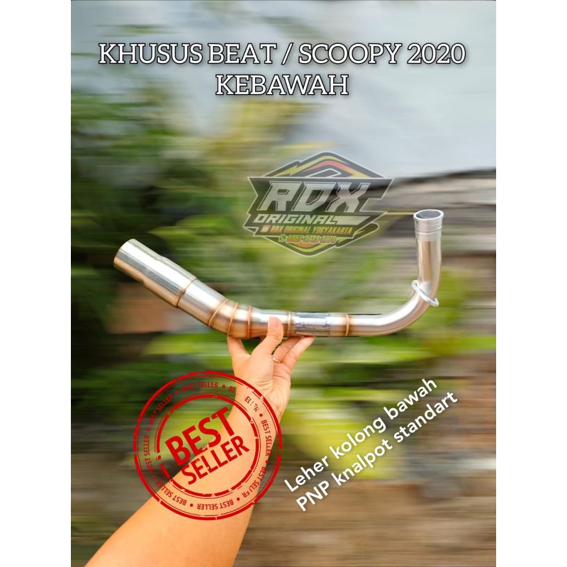 Leheran Knalpot Beat Fi / Beat Karbu /Scoppy Standart Racing Original RDX Jogjakarta.