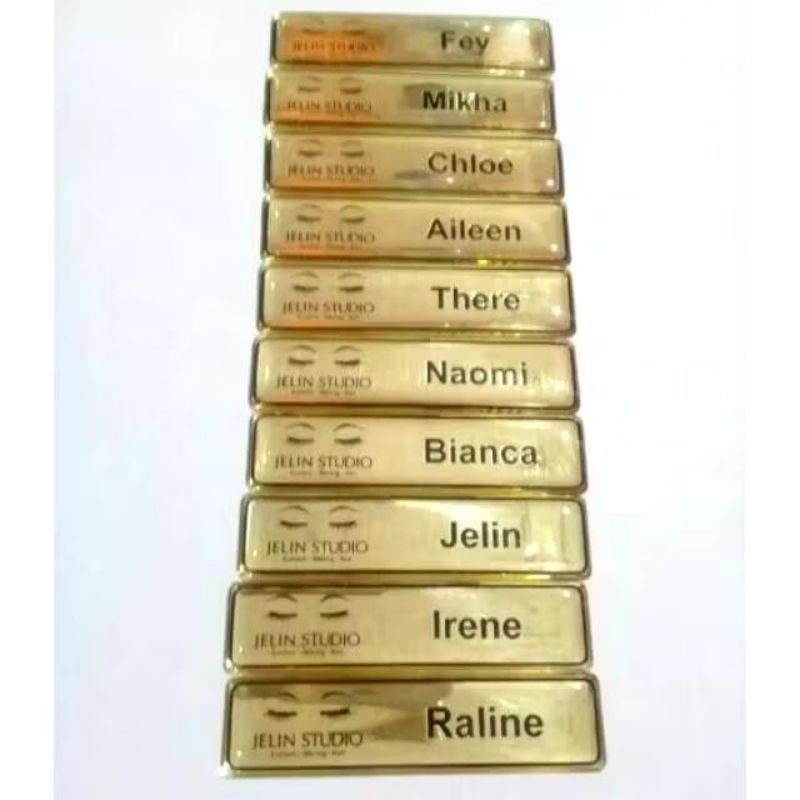 

[CHY] NAME TAG KUNINGAN MAGNET 0,5 GRADE A PREMIUM